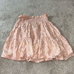 pink floral wild fable skirt